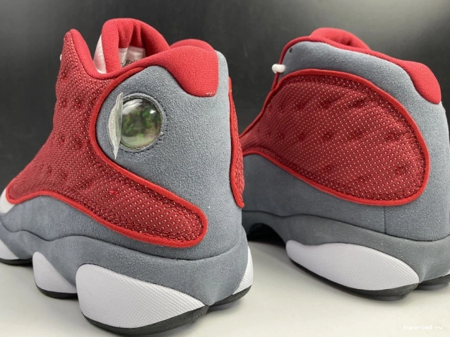 Retro Grey Air Jordan 13 Red Gym Flint 414571-600 0916